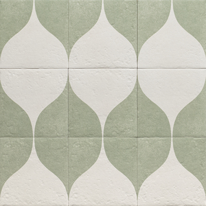 Керамогранит 20*20 Декор Зеленый Два / Decor Green Two (уп.1 м2/ 25 шт)