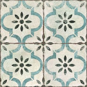 Керамогранит 45.2*45.2 Кито Голубой Преднарезанный Мат / Quito Blue Pre-Cut MT (уп.1.23 м2/6 шт)