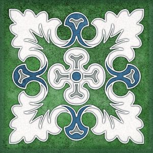 Настенная плитка 15*15 Smalto Decor 1 Verde (уп.0.9 м2/40 шт)