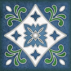 Настенная плитка 15*15 Smalto Decor 3 Blu (уп.0.9 м2/40 шт)