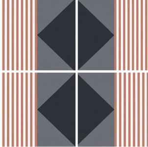 Керамогранит 20*20 Bauhome Strich Cold (уп.1 м2/25 шт)