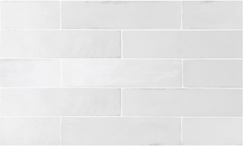 Настенная плитка 6*24.6 Tribeca Gypsum White (1 уп. 0.500 м2/34 шт)